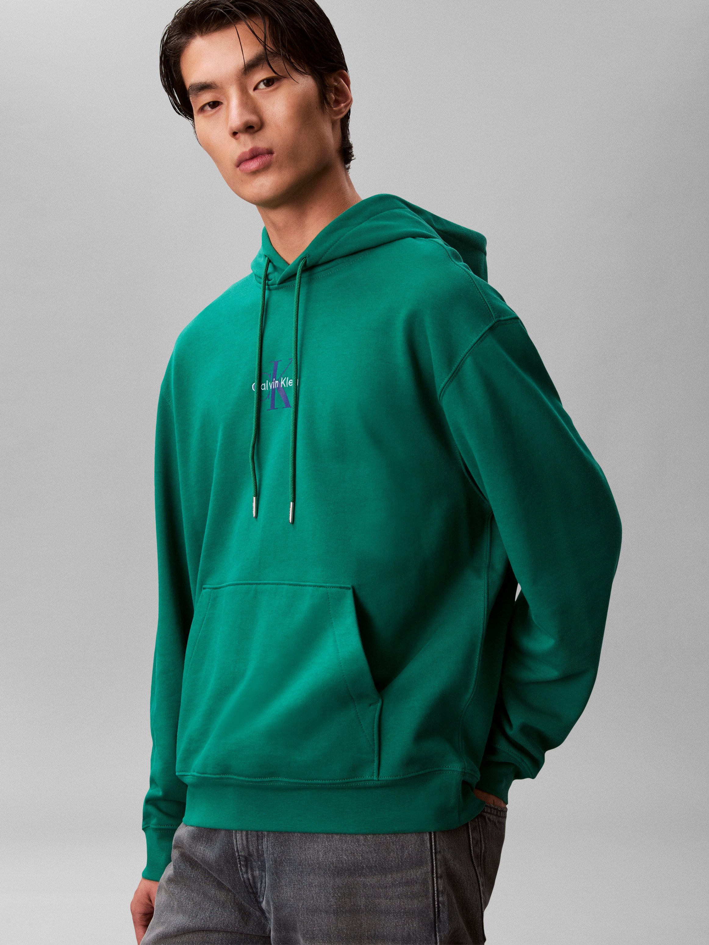 Calvin Klein Jeans Sweatshirt LS EU 350TERRY MONOLOGO CN SWTSH Rundhalsausschnitt, regular fit – Bild 3 von 5