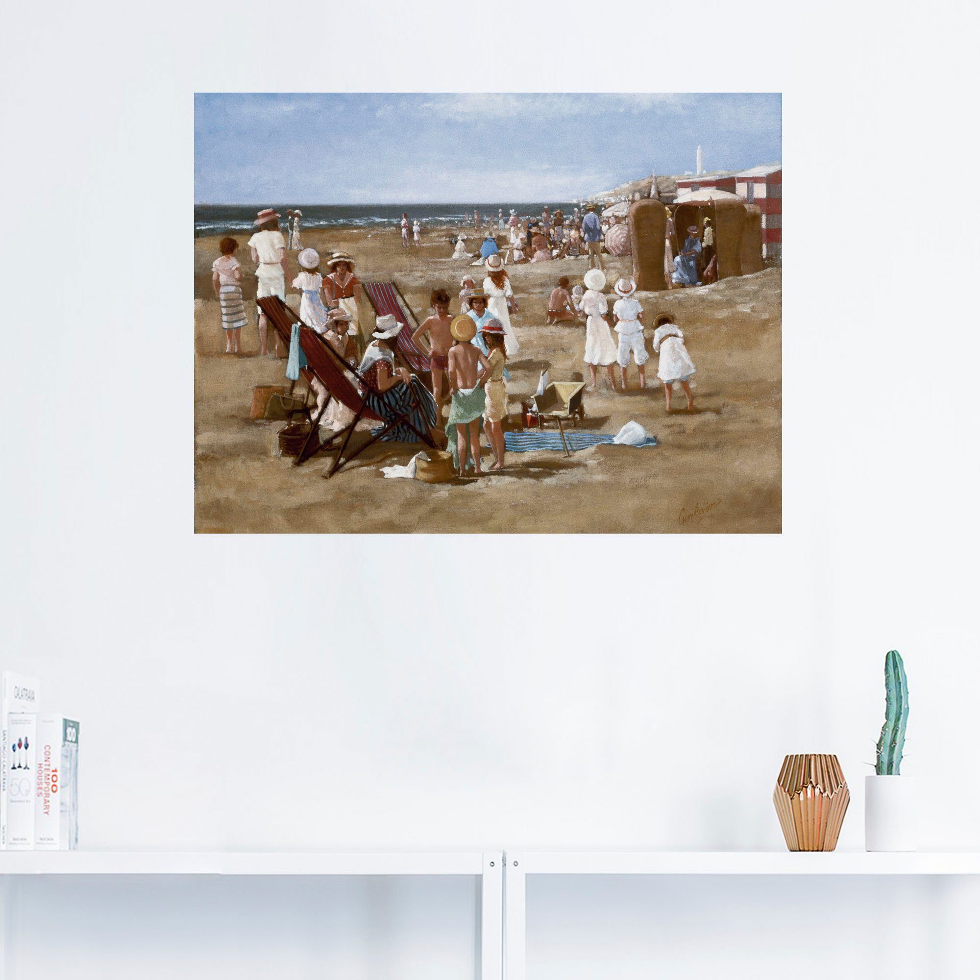 Artland Wandbild Kinder versch. Größen am als Strand, St), Leinwandbild, oder & Gruppen in Poster (1 Wandaufkleber Familien