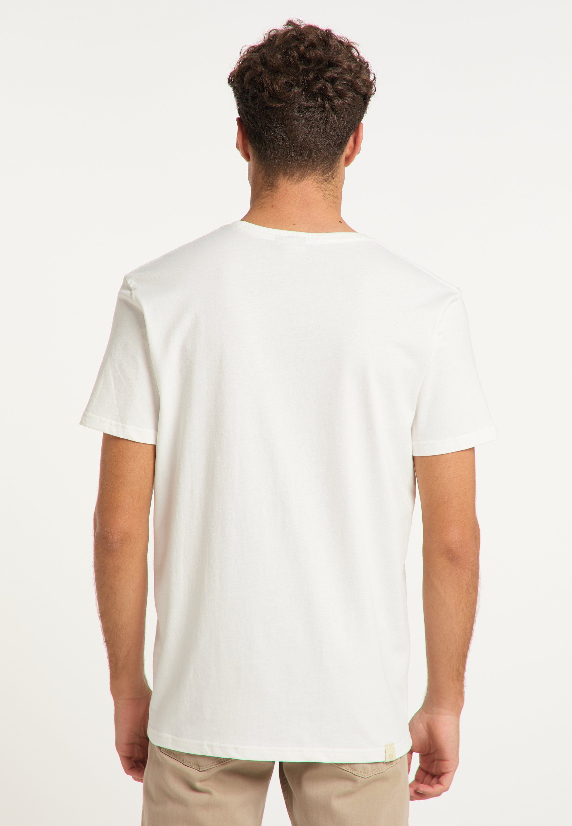 Ragwear T-Shirt Mode Vegane SIRIL Nachhaltige WHITE ORGANIC &