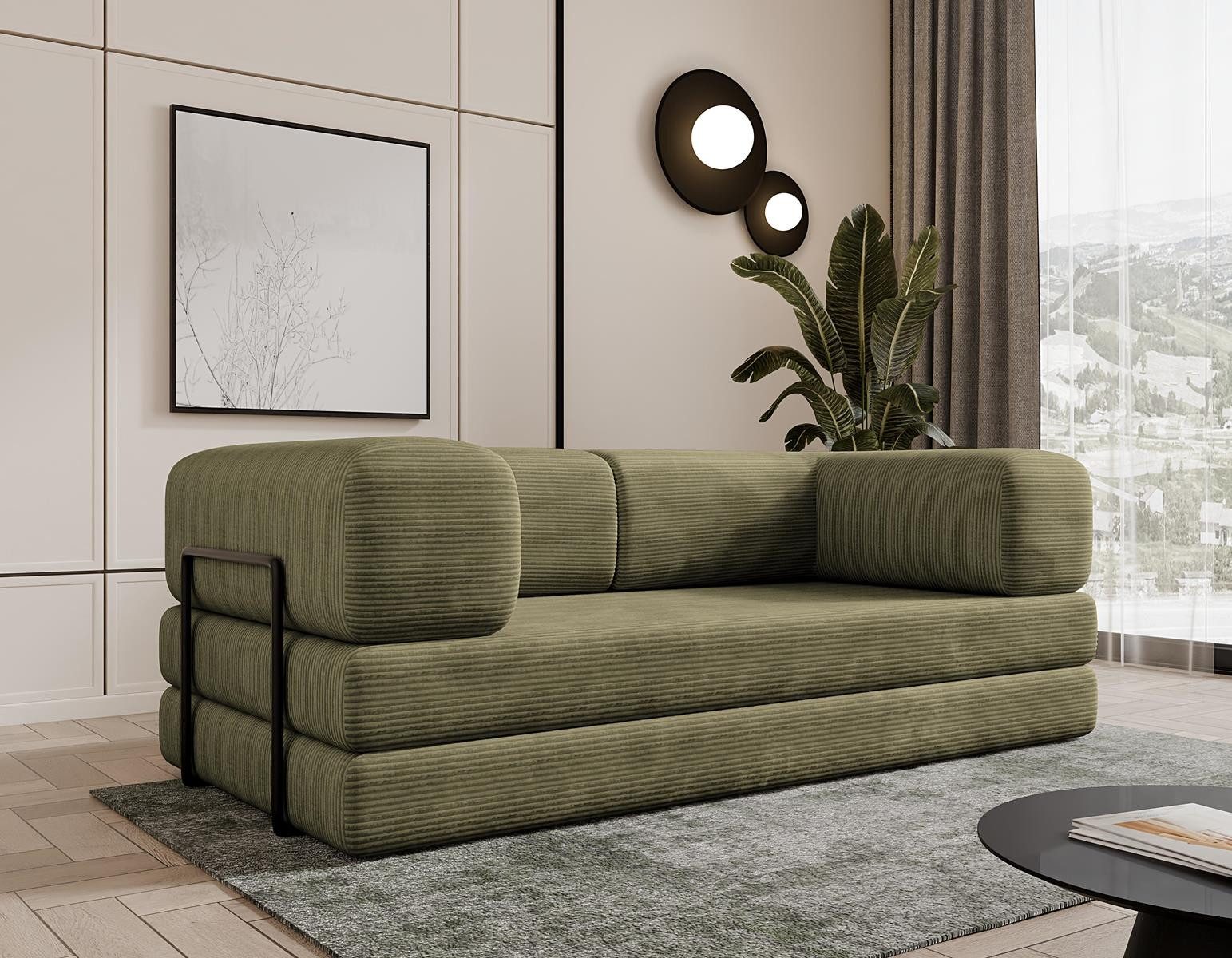 Compleo Sofa Designer Sofa LAMILO– 3-Sitzer günstig online kaufen