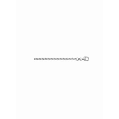 Adelia´s Silberkette 925 Silber Flach Panzer Halskette Ø 1,4 mm, Silberschmuck für Damen