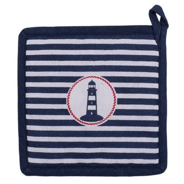 Out of the Blue Topflappen 2er Set Topflappen "Traditional Maritime" 20 x 20 cm, (2-tlg)