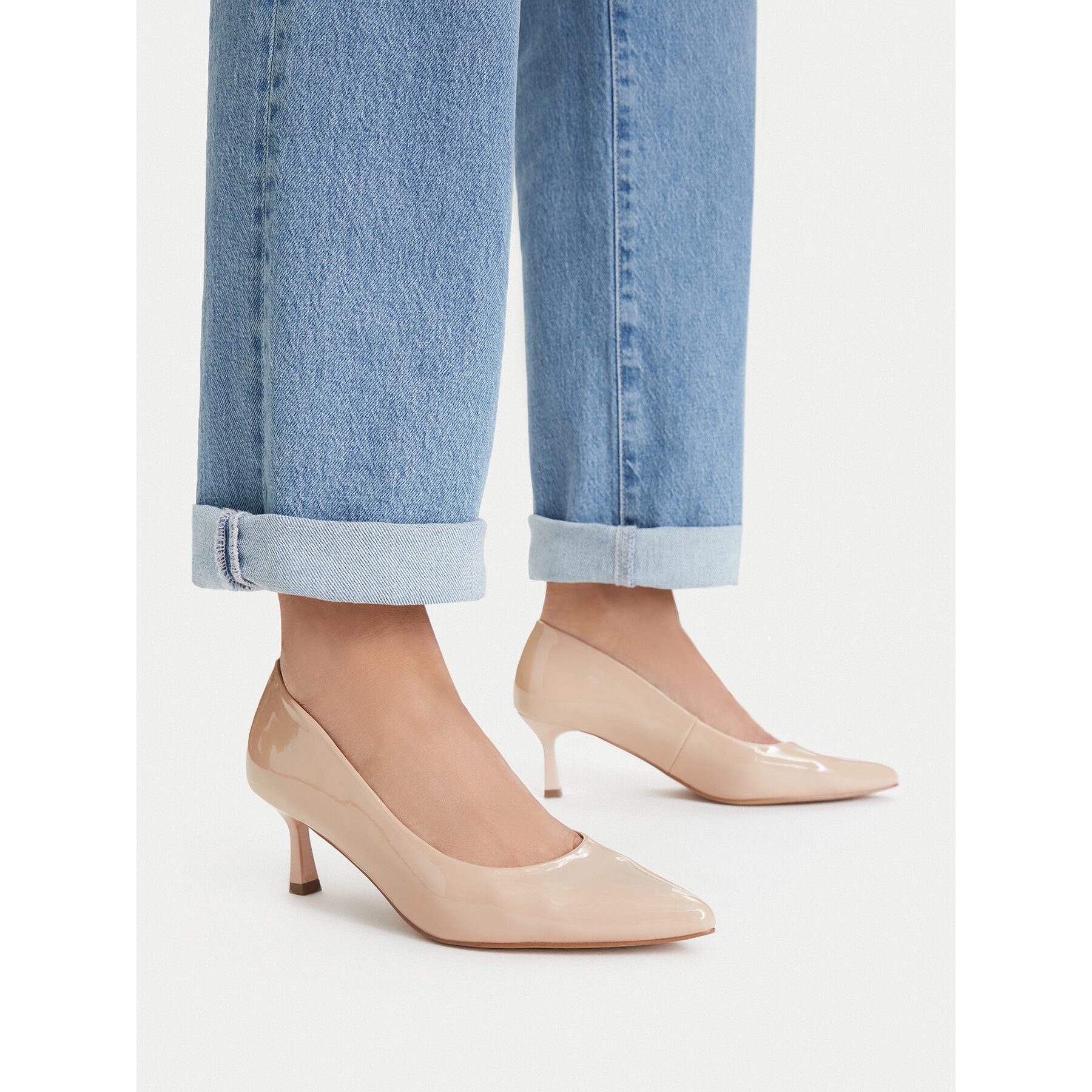 Jenny Jenny Damen Pumps 5907964452829 Beige High-Heel-Stiefel