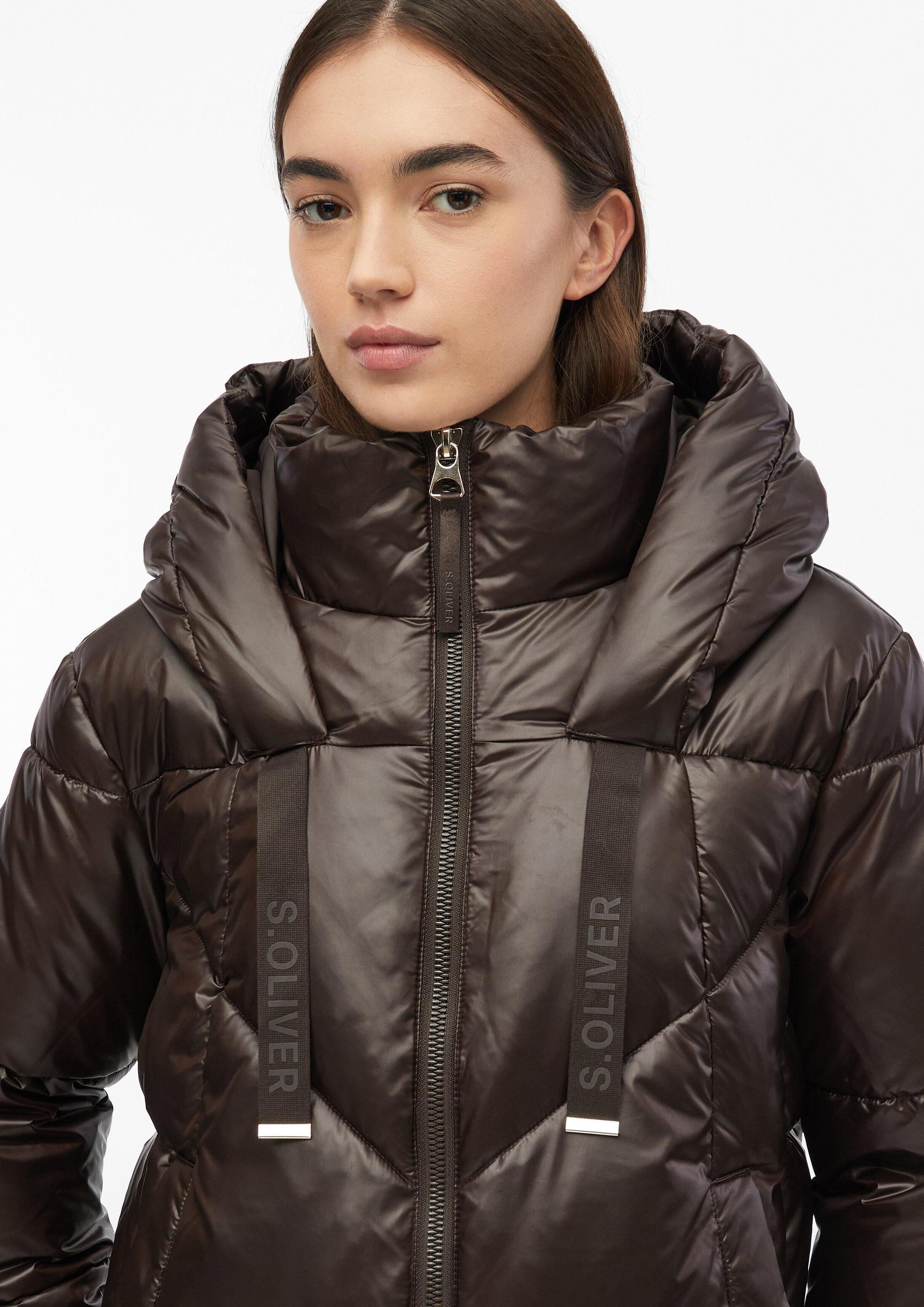 s.Oliver Winterjacke Outdoor-Jacke Pufferjacke in glänzender Optik – Bild 4 von 5
