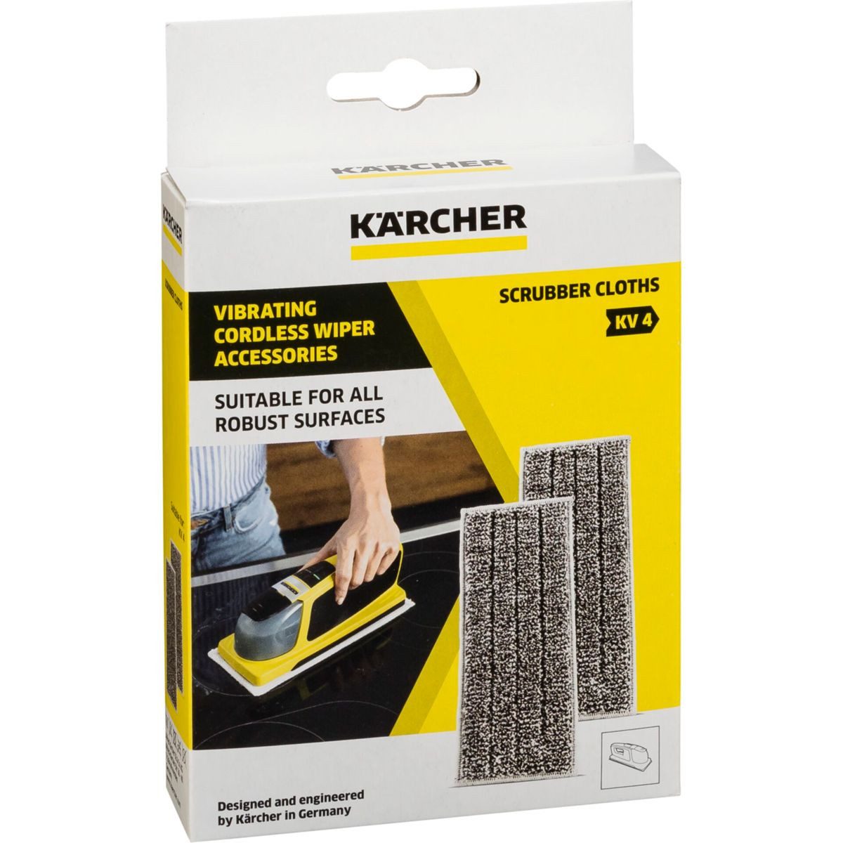 KÄRCHER Reinigungs-Set Scheuertücher für KV 4
