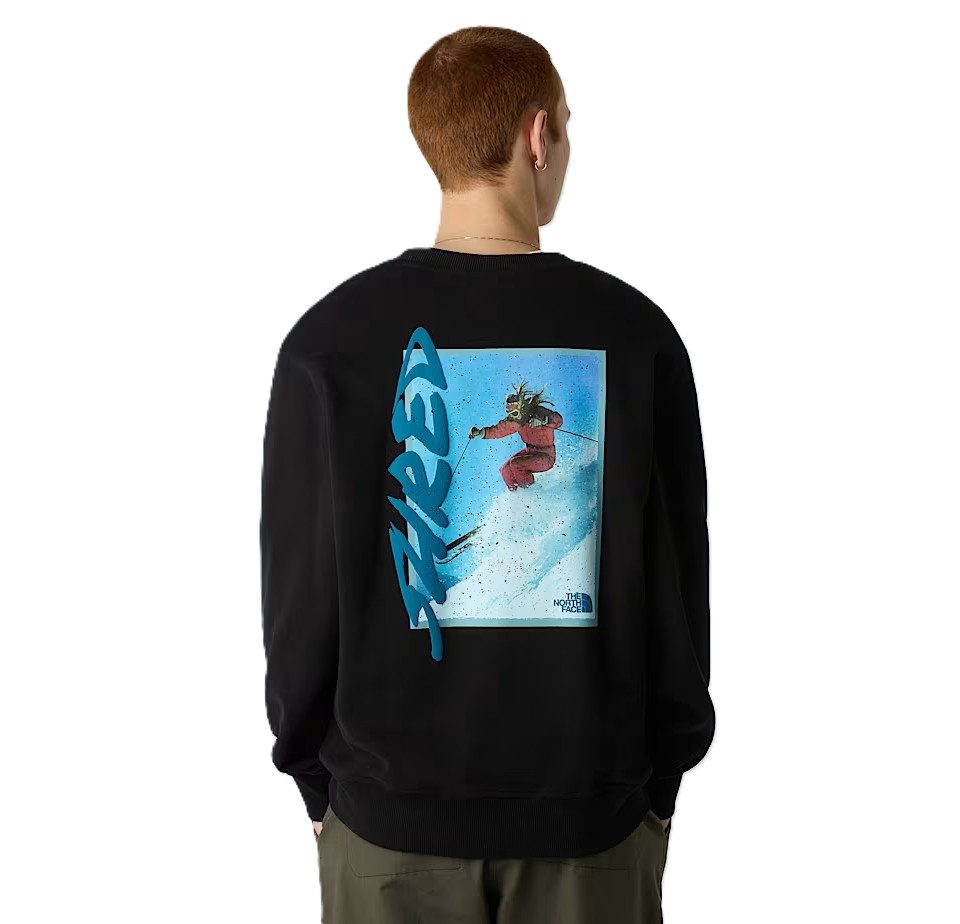 The North Face Langarmshirt NSE Slopes relaxt geschnittenes Sweatshirt - Pullover