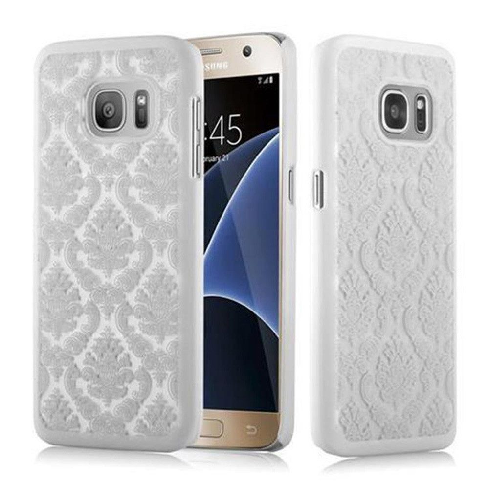 Cadorabo Handyhülle für Samsung Galaxy S7 Hülle Samsung Galaxy S7, Handy Schutzhülle - Hülle - Robustes Hard Cover Back Case Bumper
