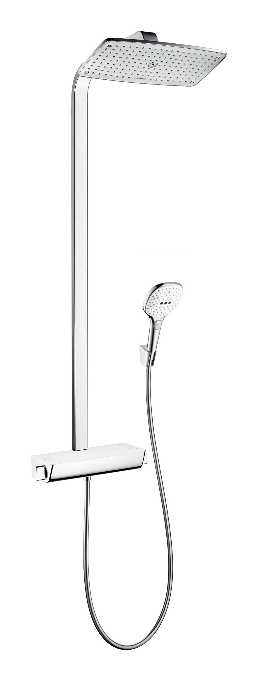 hansgrohe Duschsystem Raindance E Showerpipe, Höhe 106.6 cm, 360 1jet mit Thermostat
