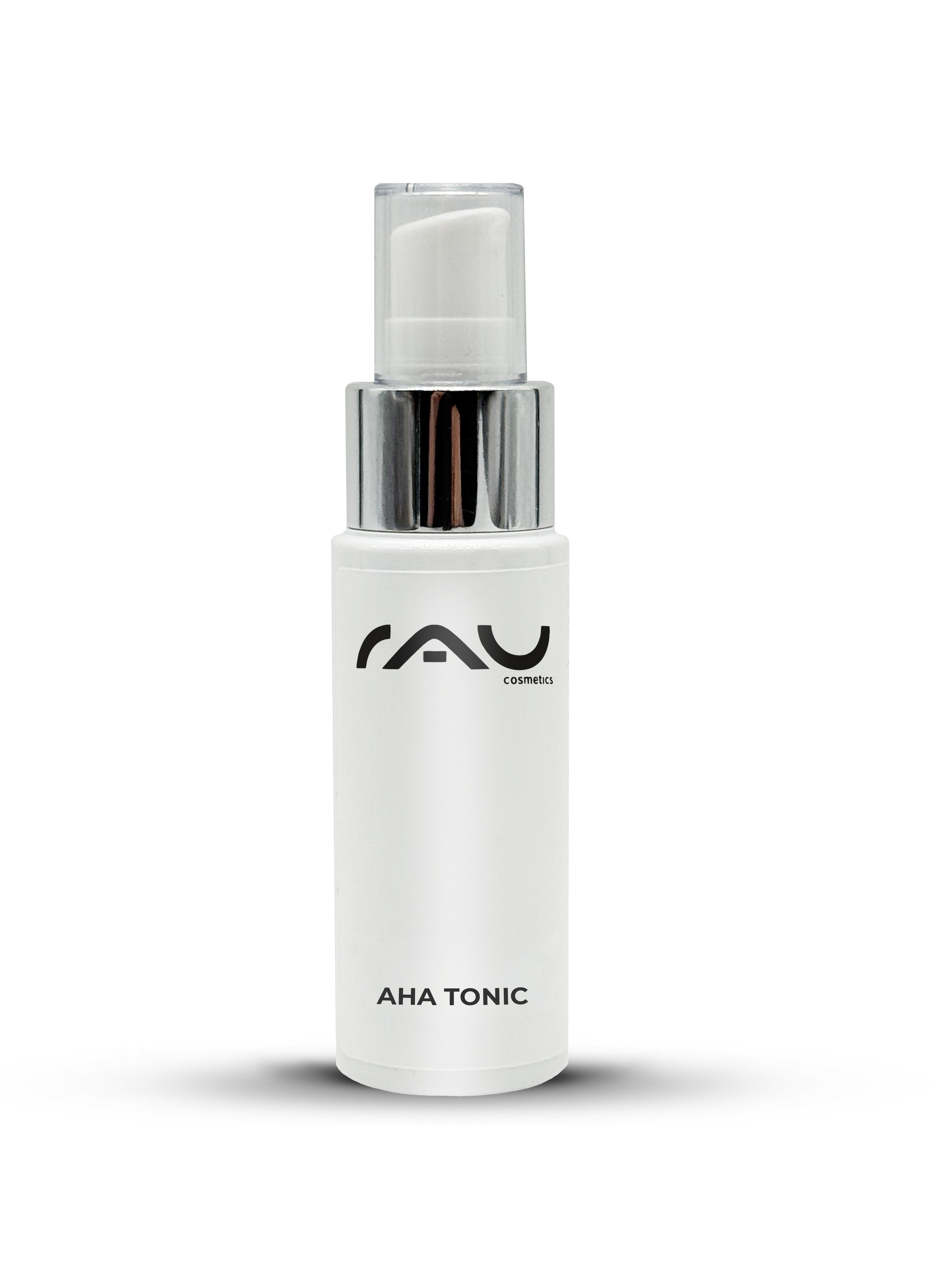 RAU Cosmetics Gesichtswasser AHA Fruchtsäure Gesichtsreinigung - Toner gegen Unreinheiten & Poren, Gesichtsreinigung