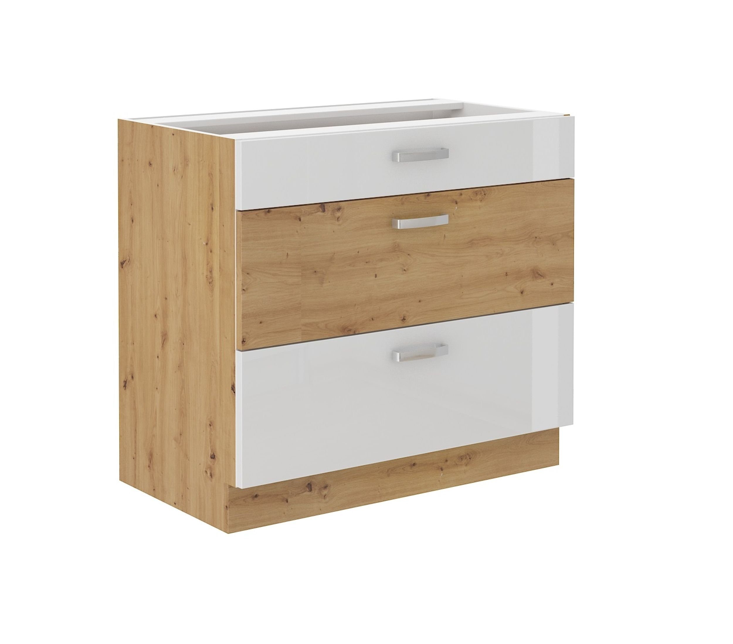 Küchen-Preisbombe Unterschrank 80 cm Eiche Artisan günstig online kaufen