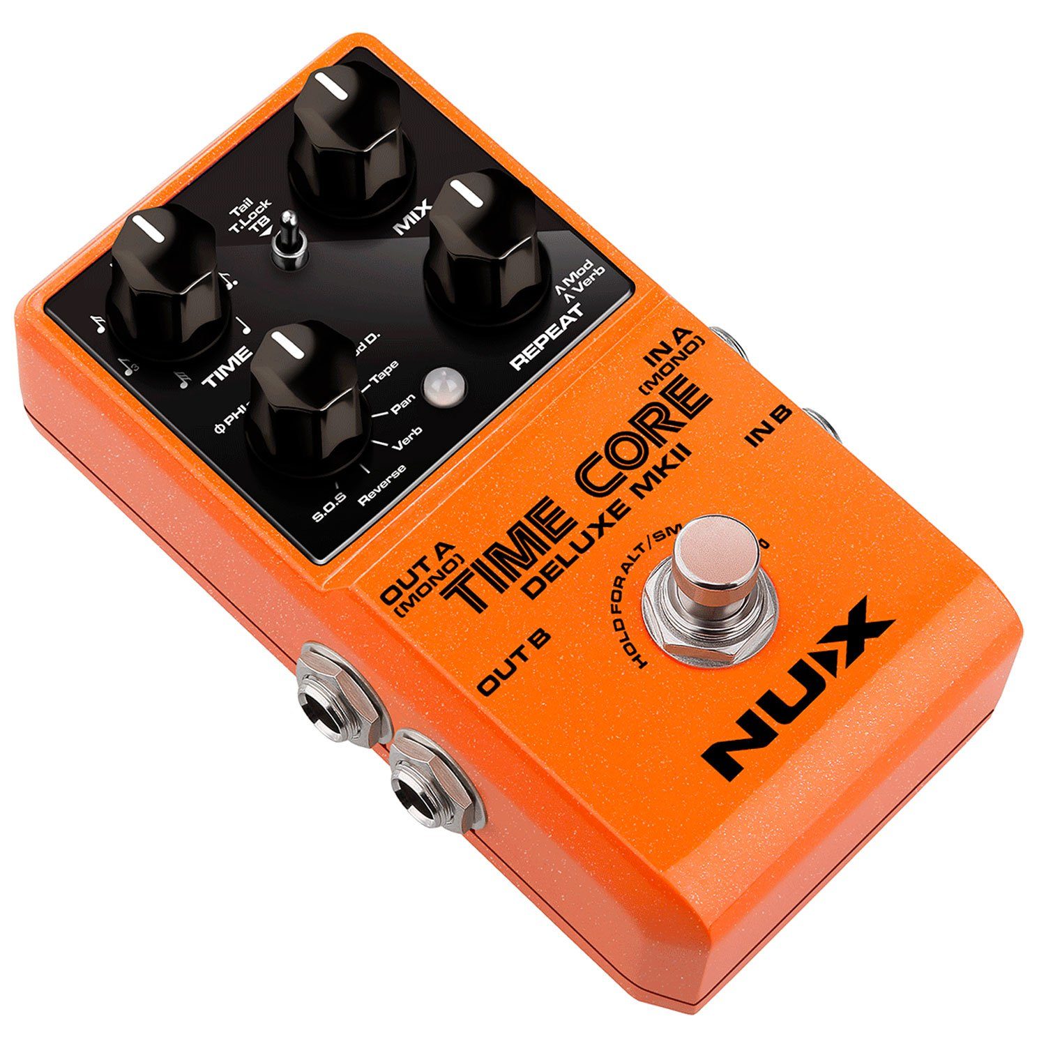 Nux E-Gitarre Nux Time Core Deluxe MKII Delay Effektgerät, Hall-Effektgerät