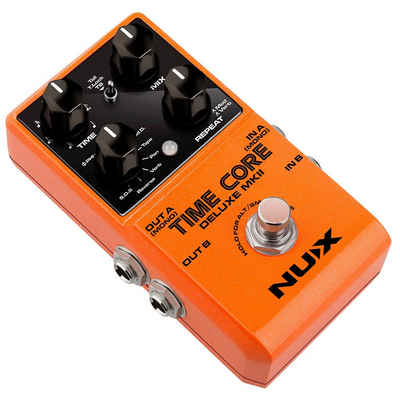 Nux E-Gitarre Time Core Deluxe MKII Delay Pedal, Hall-Effektgerät