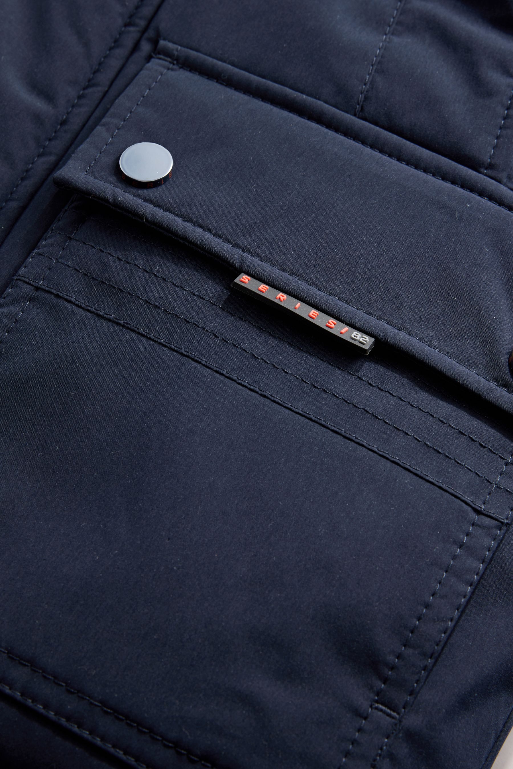 Next Fellimitatjacke Wasserabweisender Parka mit Kunstfellbesatz (1-St)