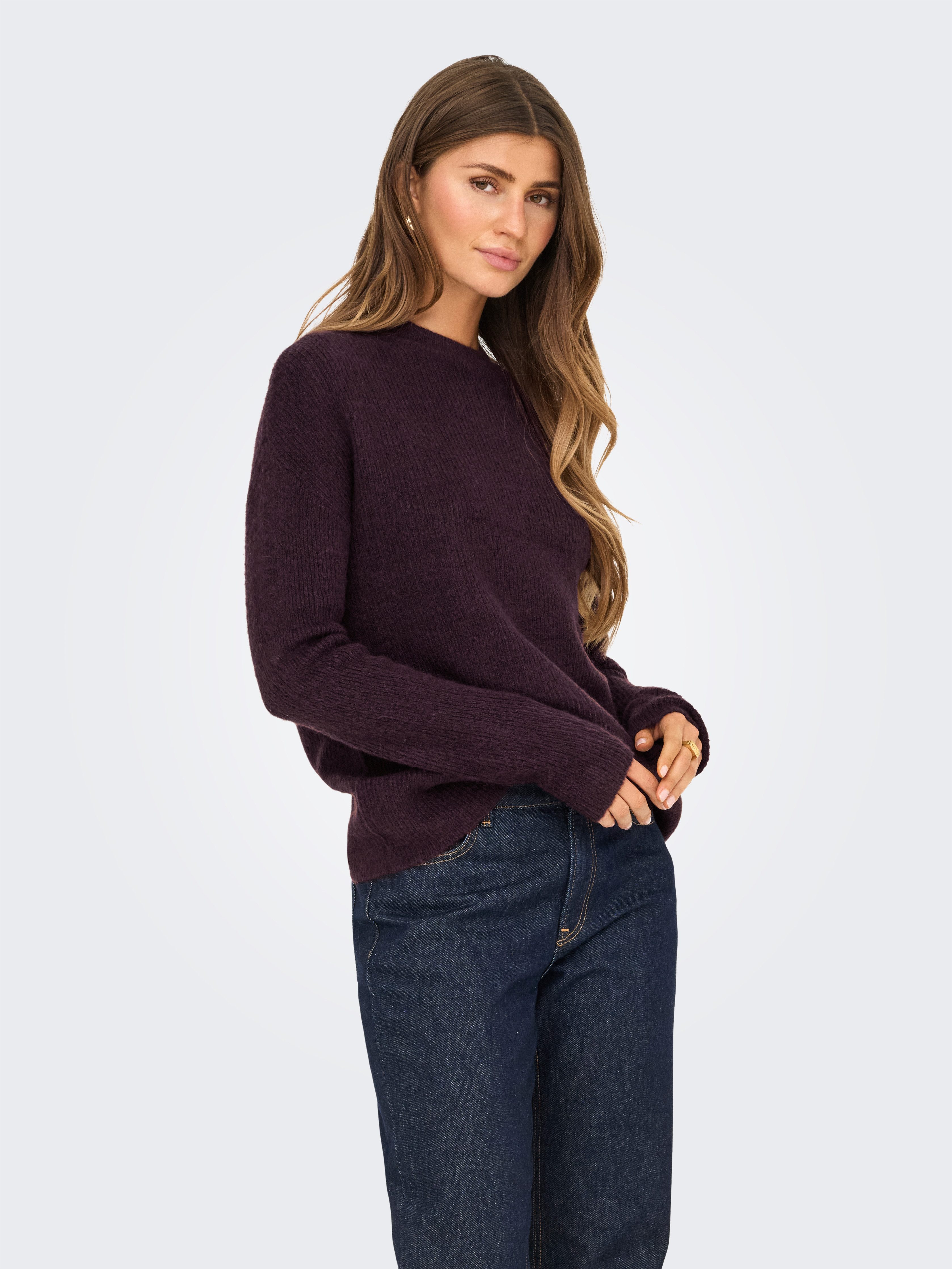 ONLY Strickpullover ONLCAMILLA O-NECK L/S PULLOVER günstig online kaufen