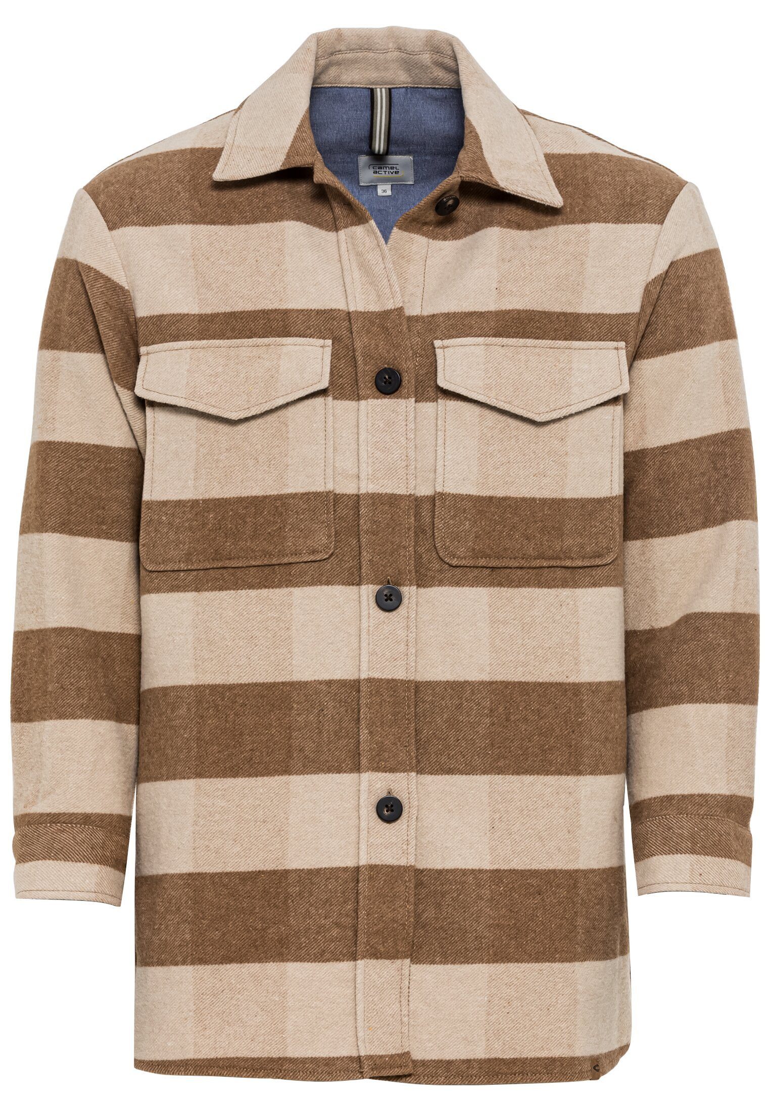 Hemdjacke Overshirt im Karomuster