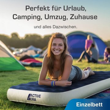 Active Era Luftmatratze, Luxus-Camping-Einzelluftbett mit Pumpe 99 x 203 x 22 cm max. 150 kg