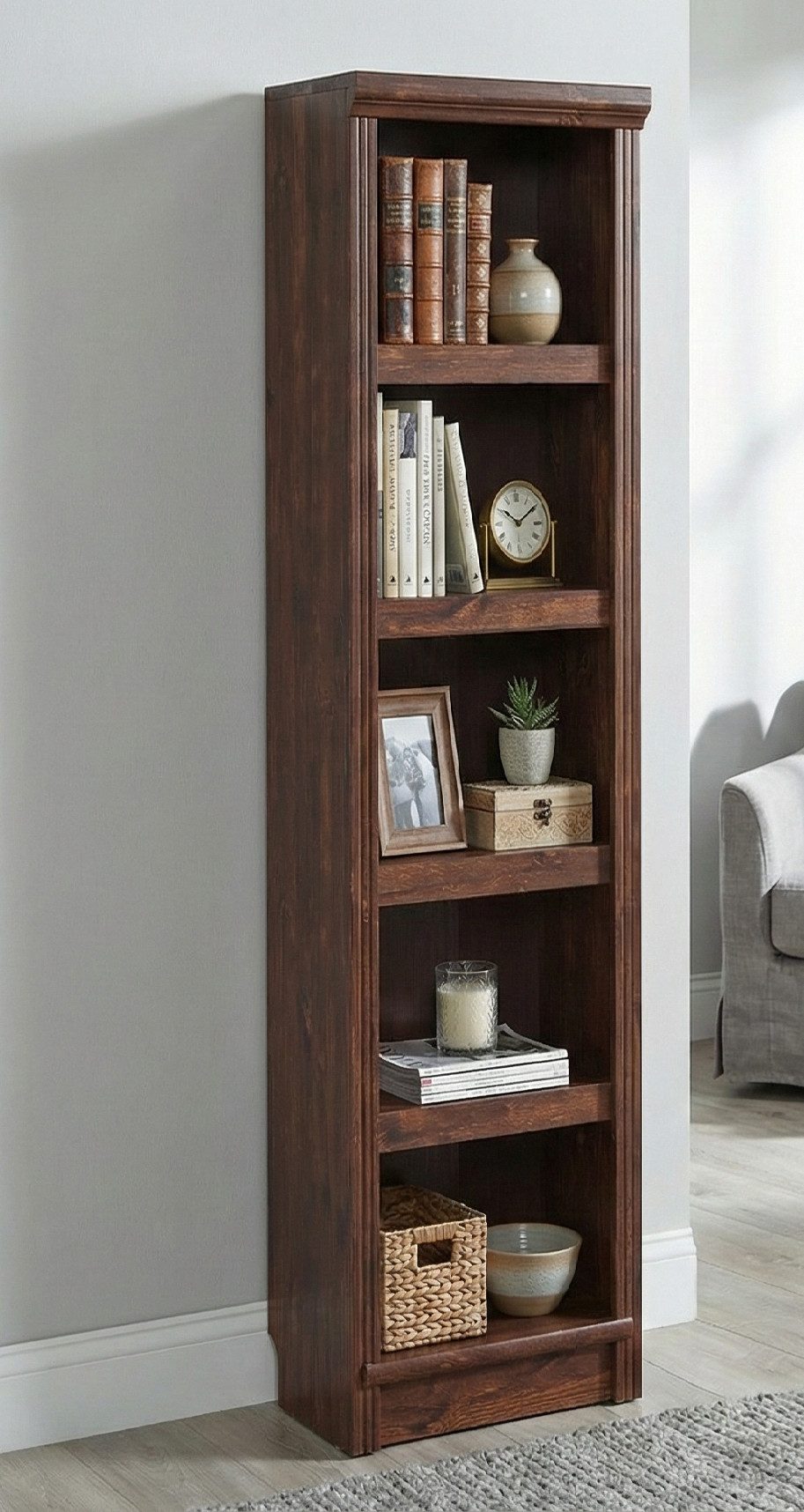 OTTO home Standregal Riga Bücherregal Regal Breite/Tiefe 40/29 cm, aus massiver Kiefer, FSC®-zertifiziert – Bild 5 von 5