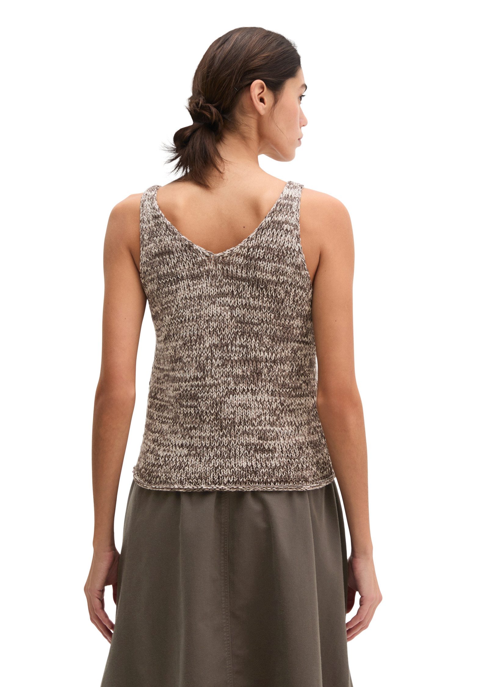 Marc O'Polo Kurzarmpullover aus Bändchengarn