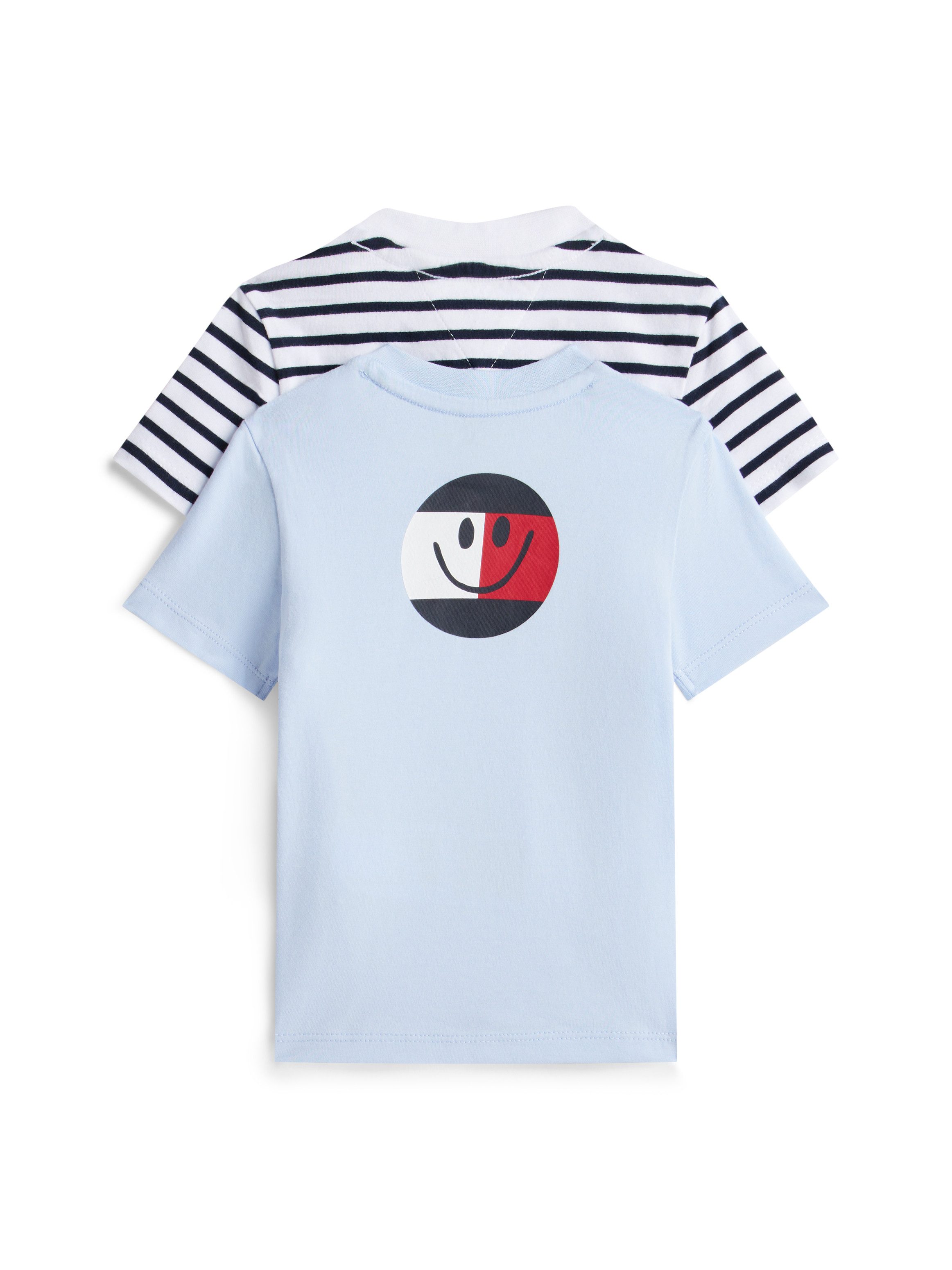 Tommy Hilfiger T-Shirt FLAG SMILE 2 PACK TEE S/S (2-tlg) Regular fit mit Rundhalsausschnitt für Babys
