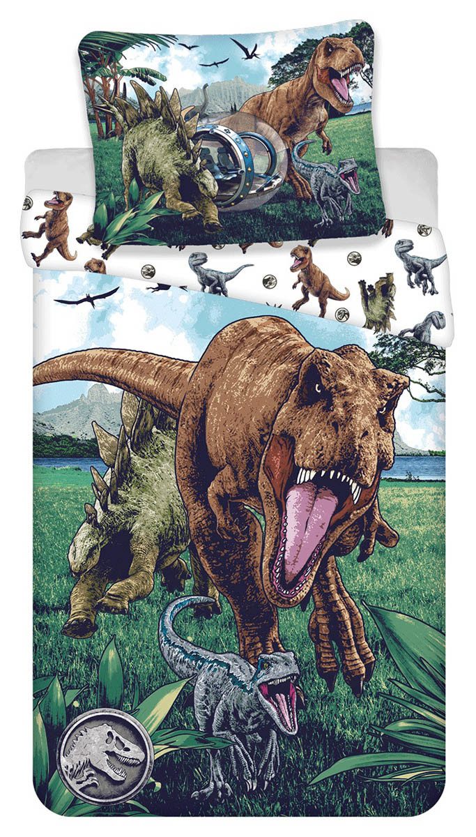Jurassic World Kinderbettwäsche Jurassic World, Renforcé, 2 teilig günstig online kaufen
