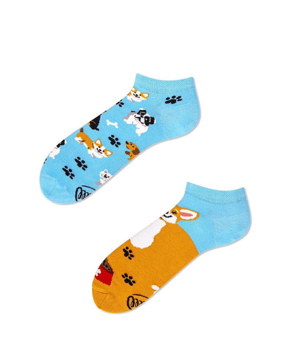 Many Mornings Sneakersocken Many Mornings Sneaker Playful Dog (1 Paar, 1-Paar, 1 Paar) | Kompressionsstrümpfe