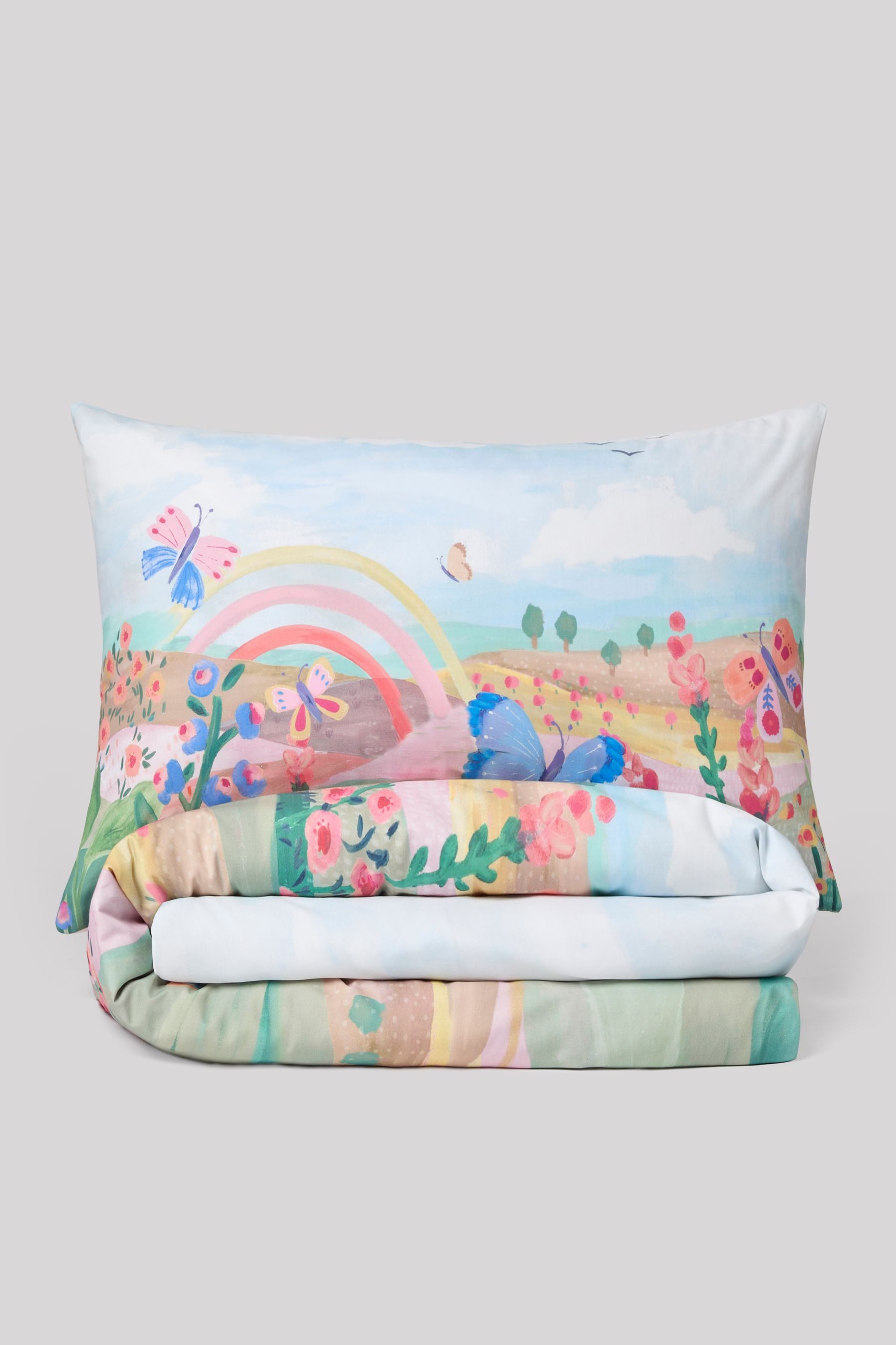 Next Bett-Set Bettbezug und Kissenbezug im Set, Bezug: Polyester (recycelt), Baumwolle