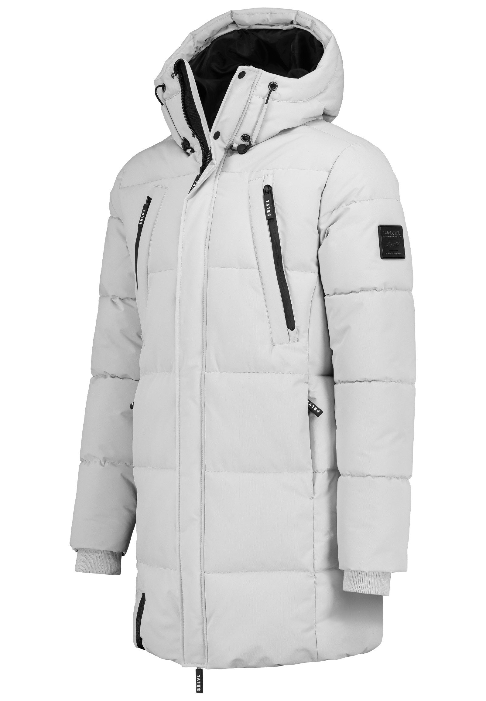 SUBLEVEL Parka Herren Winterjacke Jacke Warm Modern lang Mantel mit Kapuze günstig online kaufen