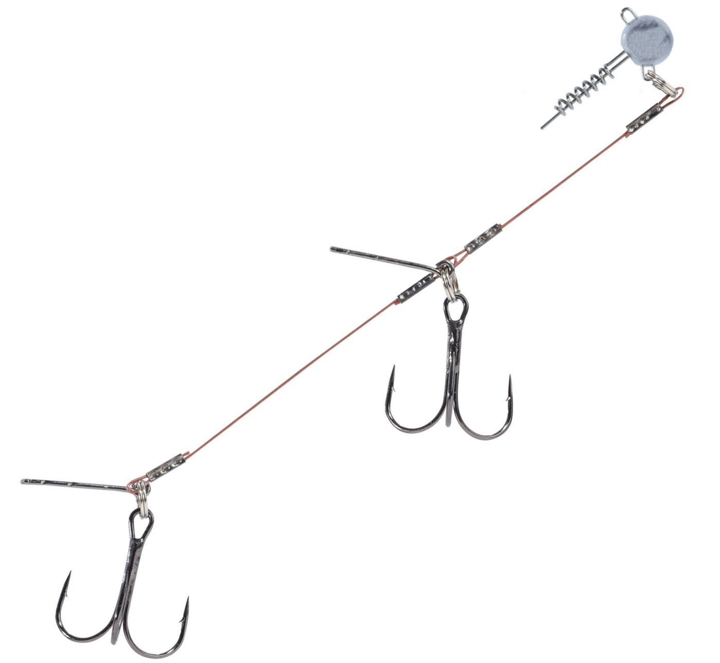Kunstköder Balzer Shirasu Gummifisch System mit Screw Jighead - Schraubkopf