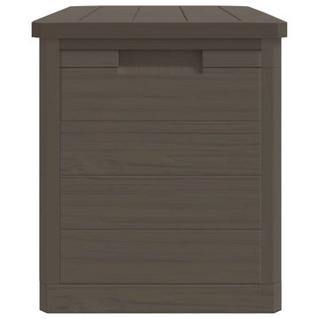 vidaXL Gartenbox Outdoor-Kissenbox Braun 77,5x44,5x53 cm Polypropylen