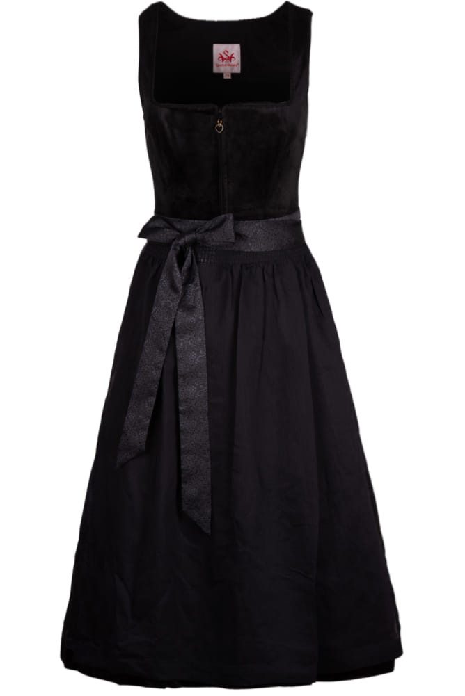 Spieth & Wensky Dirndl Dirndl Glada 70cm Länge schwarz günstig online kaufen