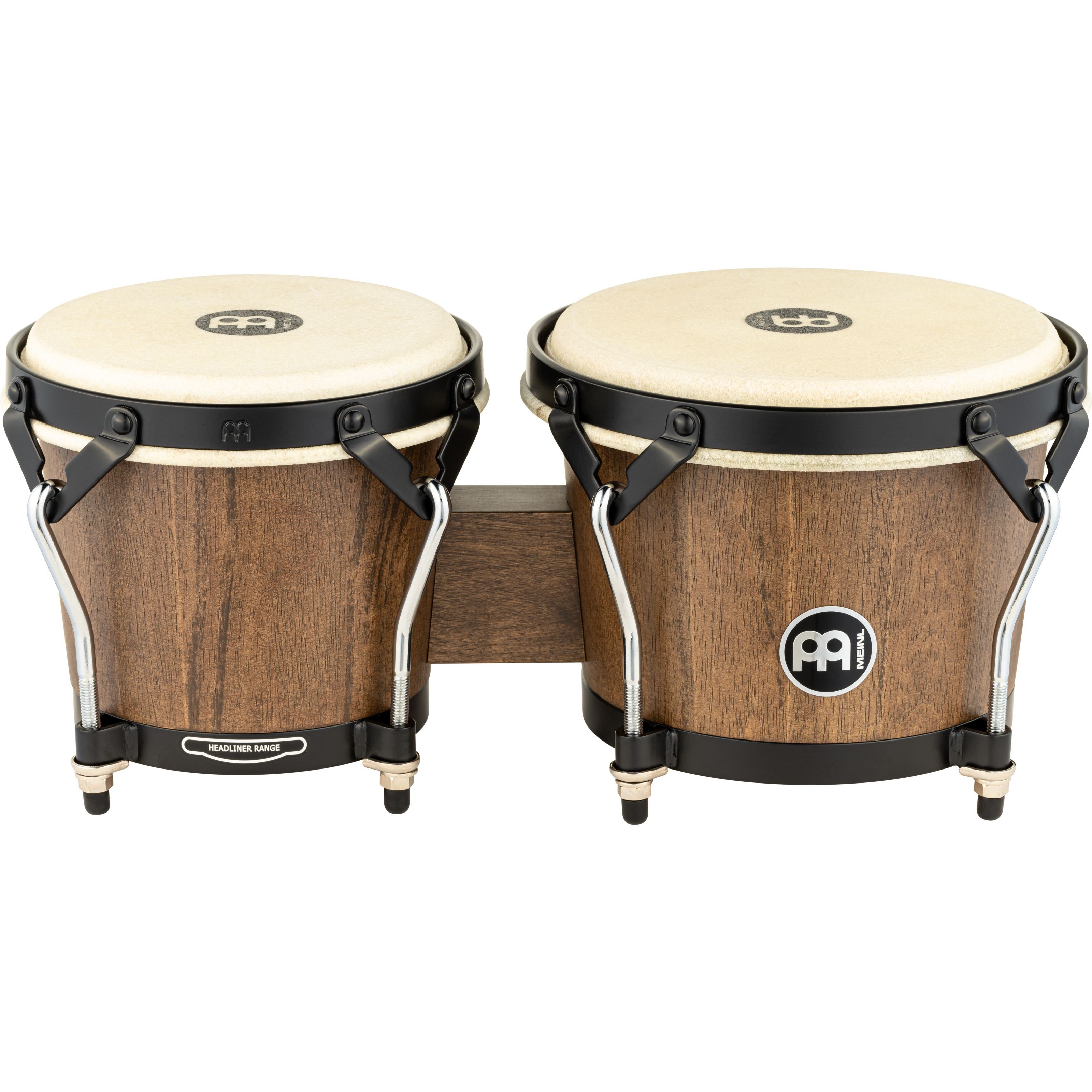 Meinl Percussion Bongo,Headliner Des. Bongos HTB100WB 6 3/4"+8" #WB-M, Percussion, Bongos, Headliner Des. Bongos HTB100WB 6 3/4"+8", #WB-M - Bongo