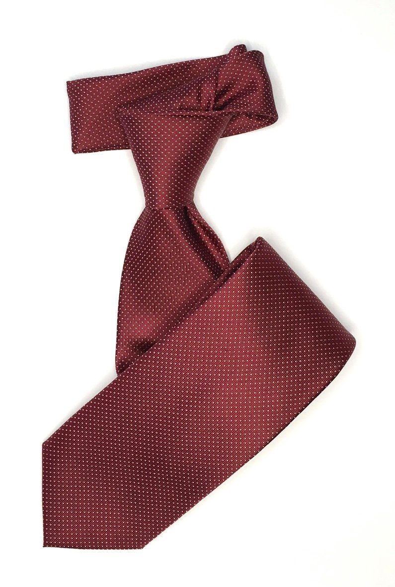 Seidenfalter Bordeaux 7cm Seidenfalter Krawatte Picoté Krawatte