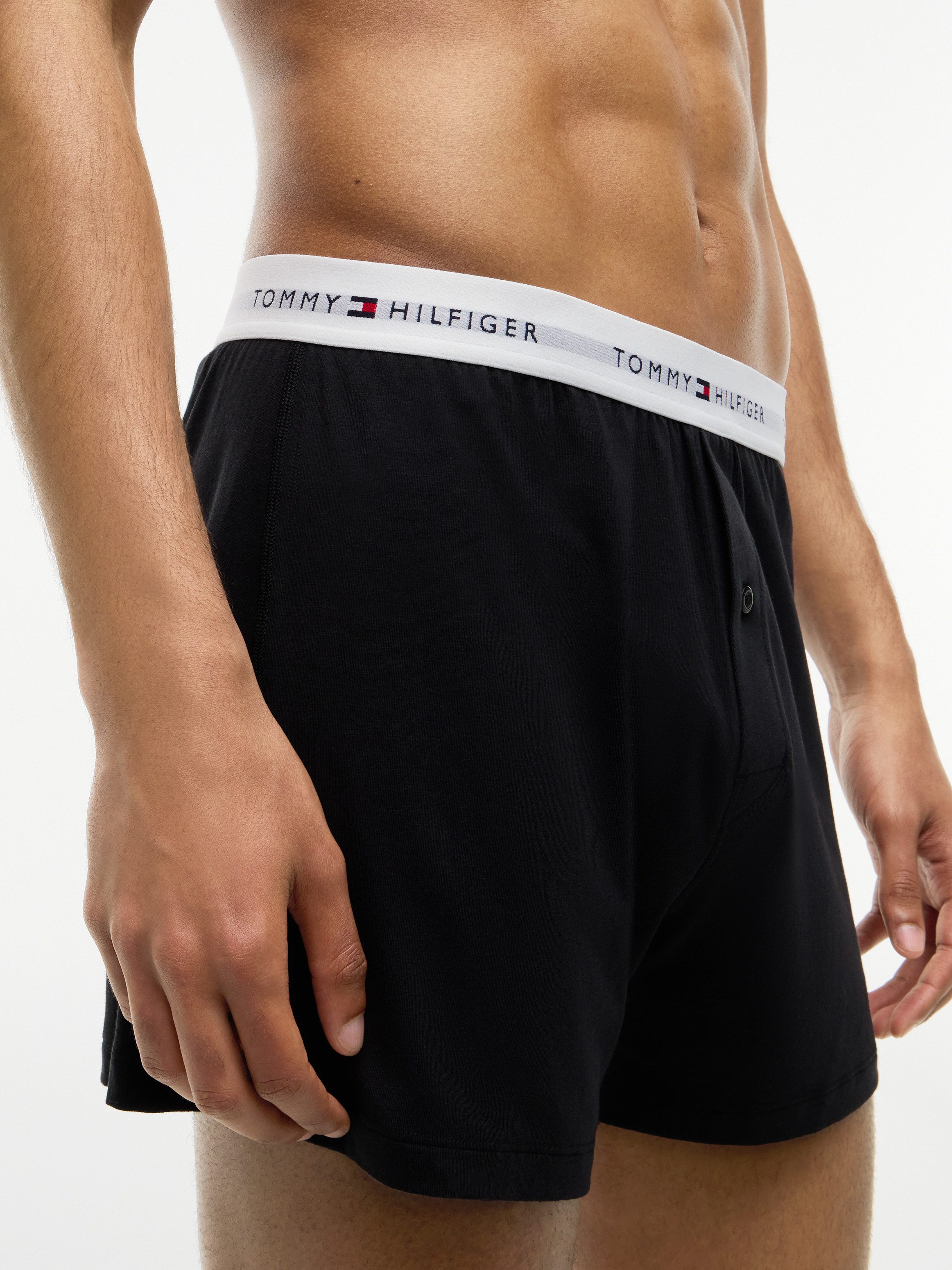 Tommy Hilfiger Underwear Boxershorts 2P LOOSE JERSEY BOXER (Packung, 2-St) mit Logoschriftzügen am Stretch-Bund – Bild 5 von 5