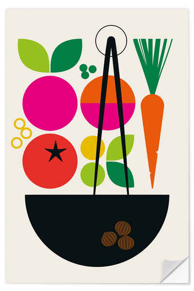 Posterlounge Wandfolie Bo Lundberg, Cooking, Wohnzimmer Lounge Illustration