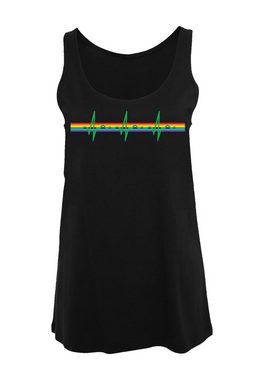 F4NT4STIC T-Shirt Pink Floyd Prism Heartbeat Print
