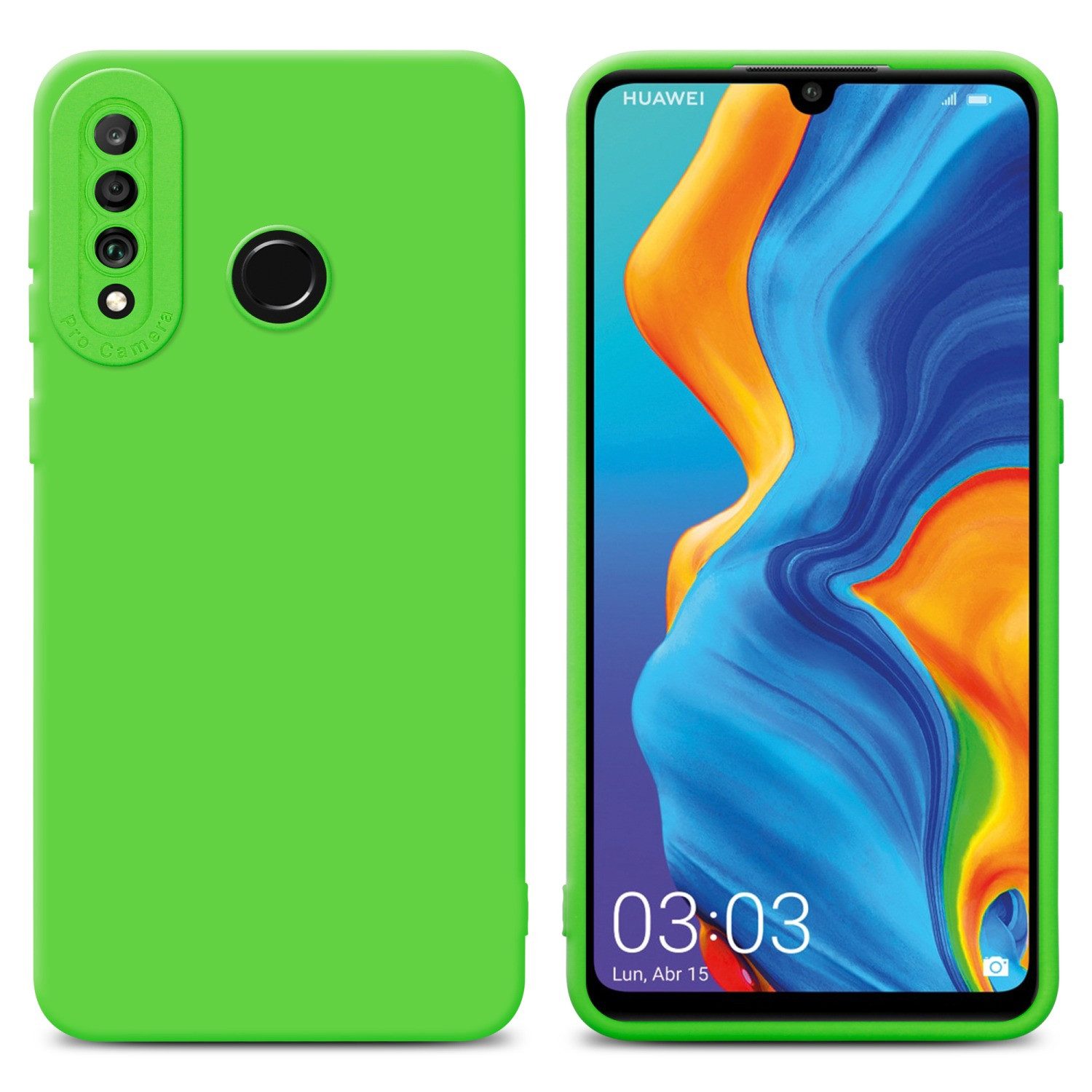 Cadorabo Handyhülle für Huawei P30 LITE Hülle Huawei P30 LITE, Hülle Schutzhülle TPU Silikon Case Cover
