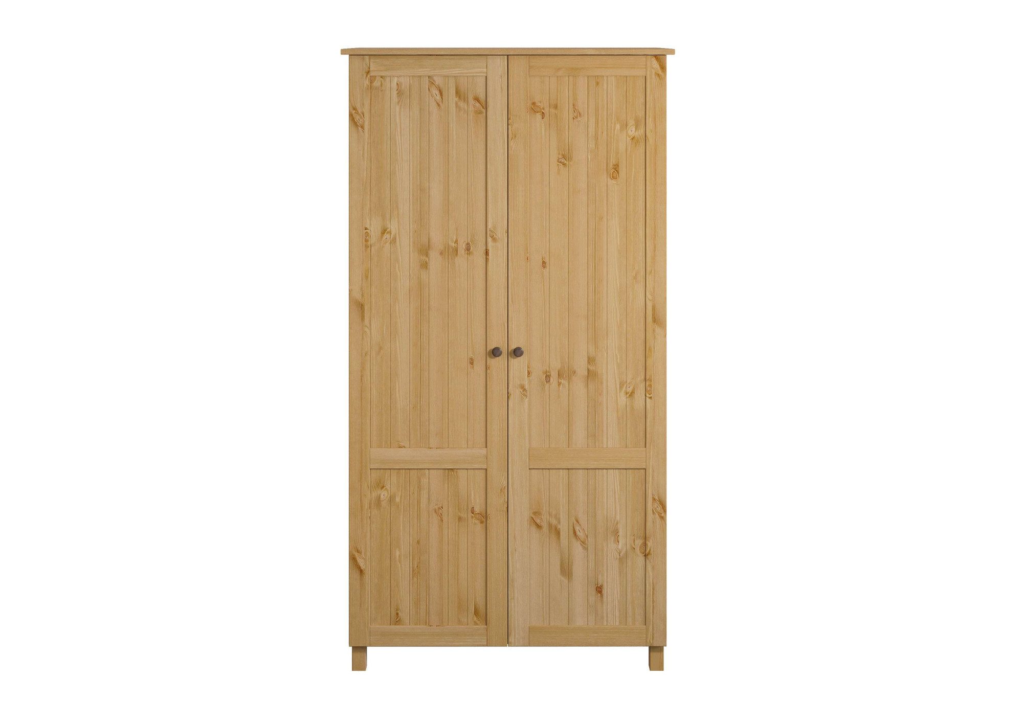 OTTO home Kleiderschrank Juventus, Drehtürenschrank, Schrank mit 2 Türen, 97 cm breit, aus massiver Kiefer, FSC®-zertifiziert