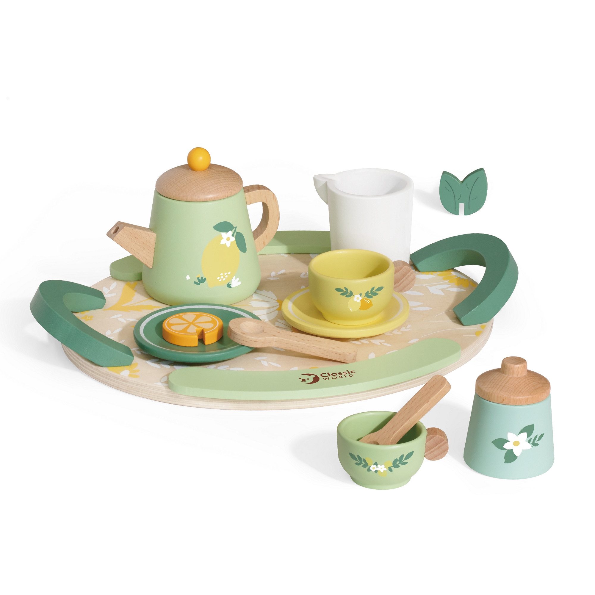 Classic World Kinder-Küchenset Classic World - Tee-Set Vintage - 27,2x22,7x9,2cm - ab 3 Jahre