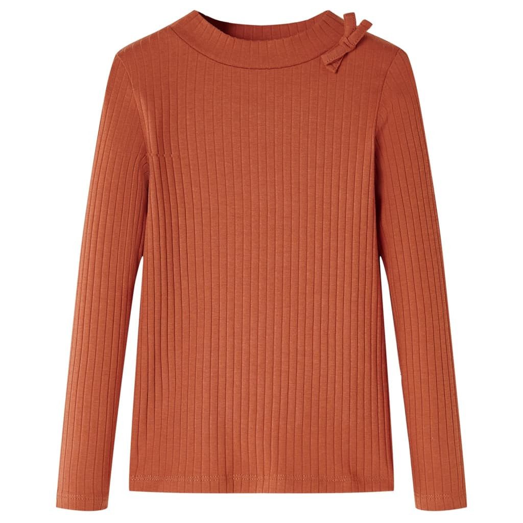 Langarmshirt Kinder-Langarmshirt Cognac 104