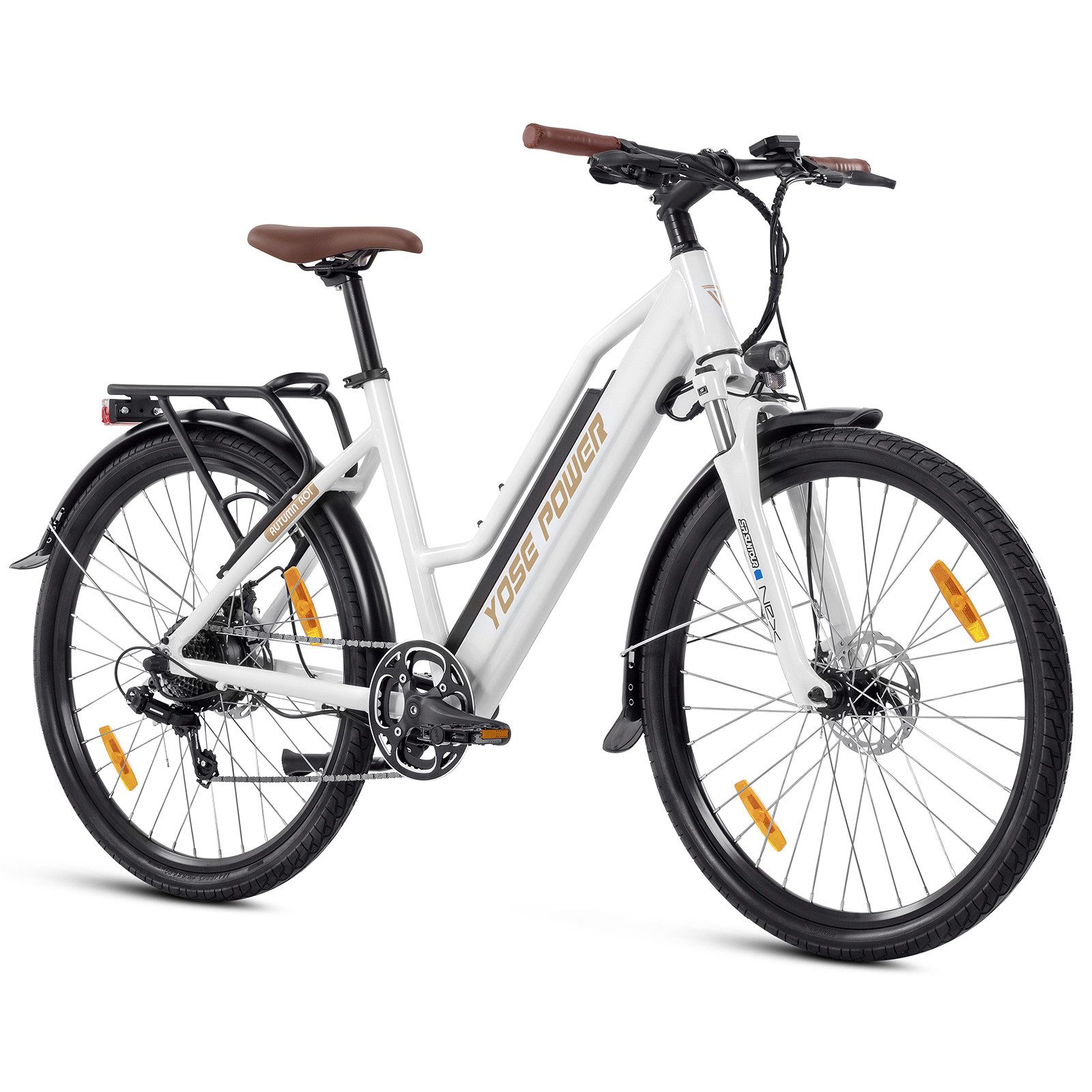 E-Bike Cityrad 27,5 Zoll City Bike Elektrofahrrad mit 36V 13Ah 480Wh