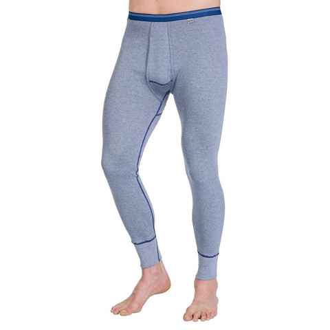 KUMPF Lange Unterhose lange Herren Unterhose mit Eingriff Feinripp Jeans (Stück, 1-St) mit eingriff