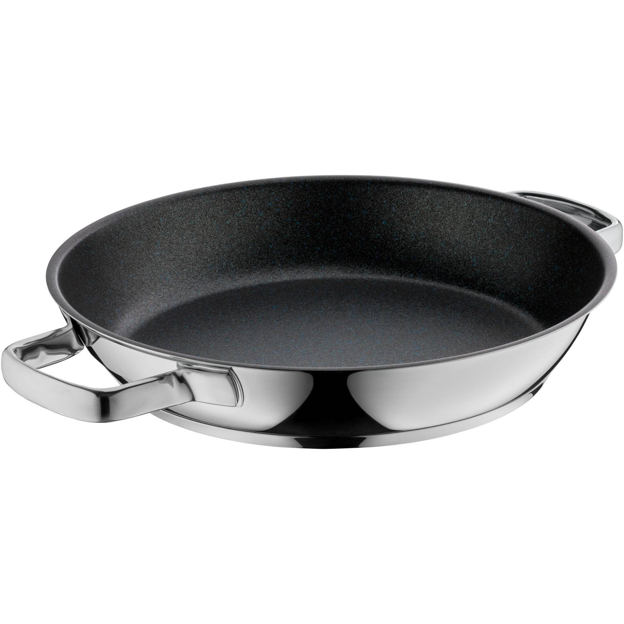 WMF Bratpfanne PermaDur Advance, Cromargan® Edelstahl rostfrei 18/10 (1x Servierpfanne beschichtet 28 cm (Höhe 5,6 cm) - optimal für Herdplatten mit Ø 22 cm, 1-tlg)
