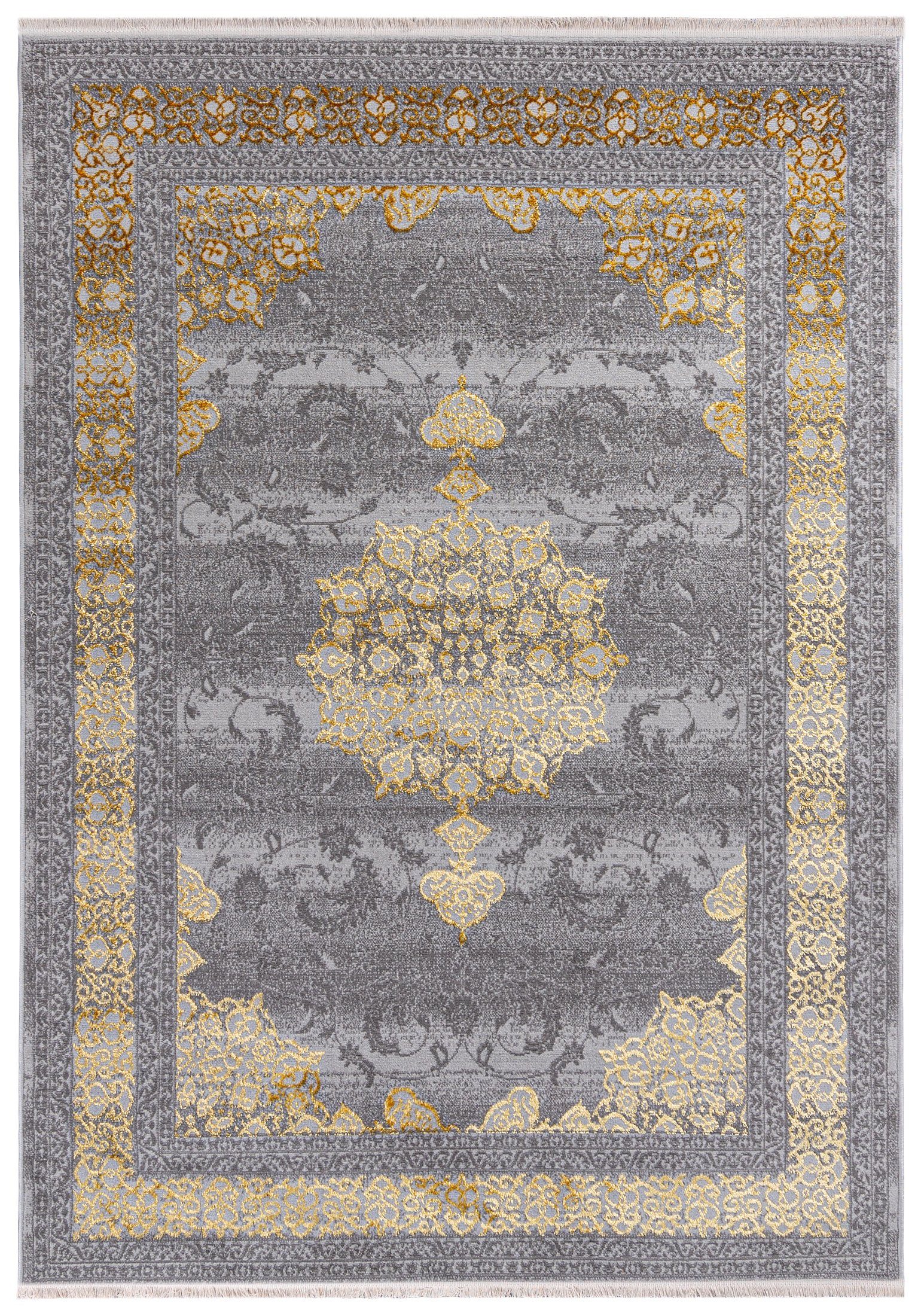 cm, Teppich Mazovia, 150 Orientalisch 80 mit Vintage Kurzflor, Fransen, Orientteppich, x Fransen, Orientteppich