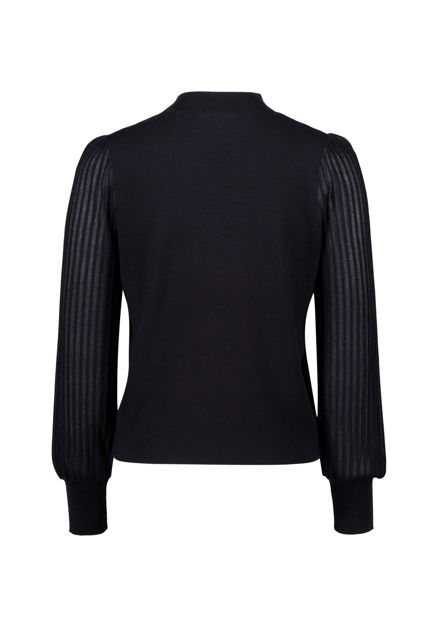 Zero Strickpullover Damen mit transparenten Ärmeln (1-tlg) weiteres Detail