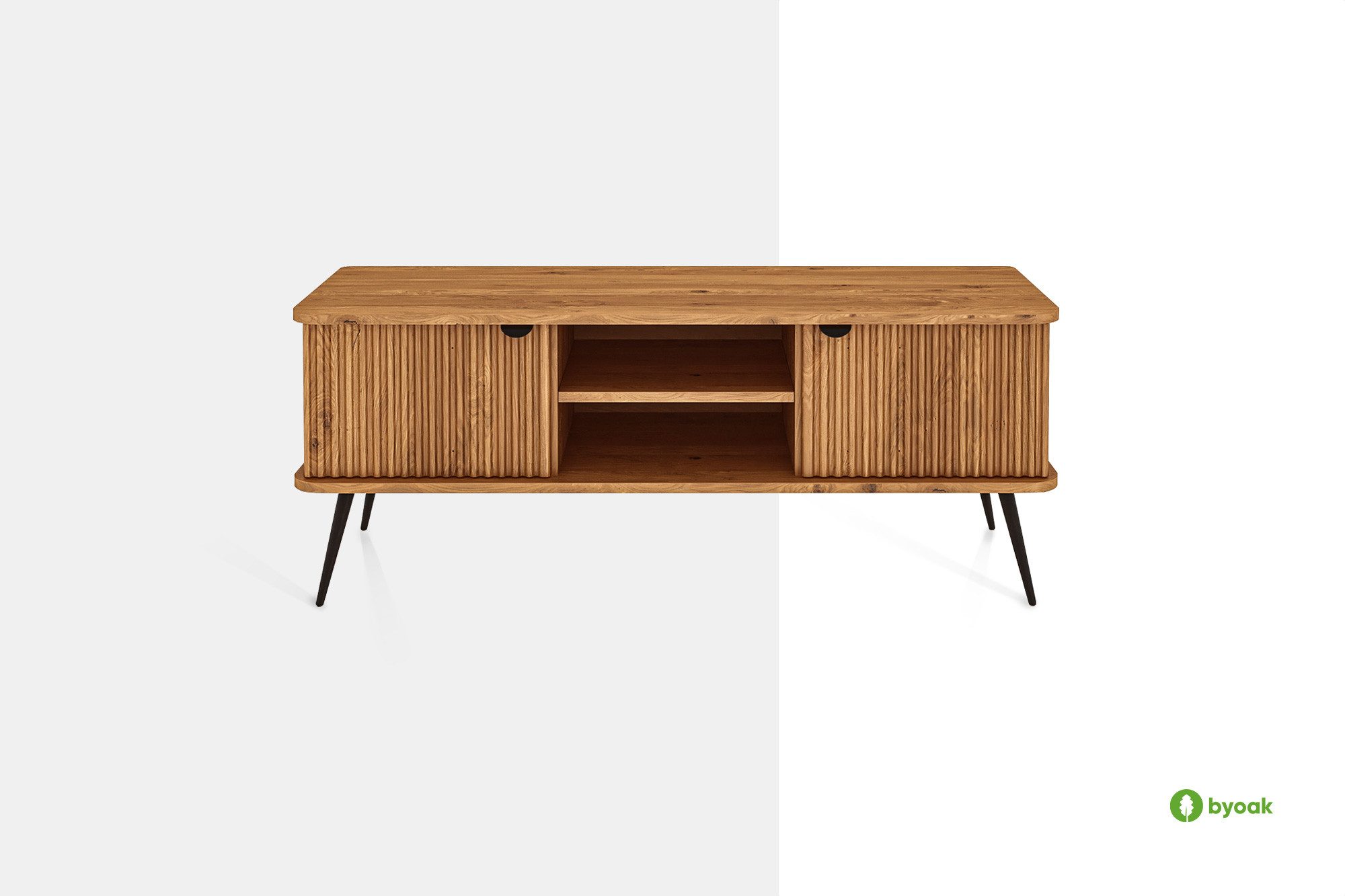 byoak TV-Schrank KULA aus Massivholz, Naturgeölt