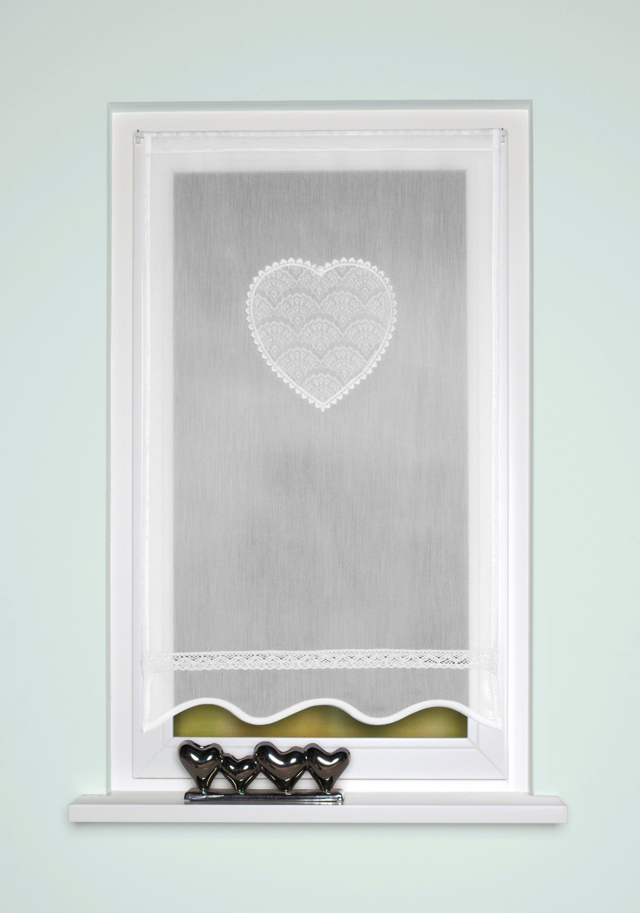 HOME WOHNIDEEN Türvorhang CORAZON, Stangendurchzug (1 günstig online kaufen