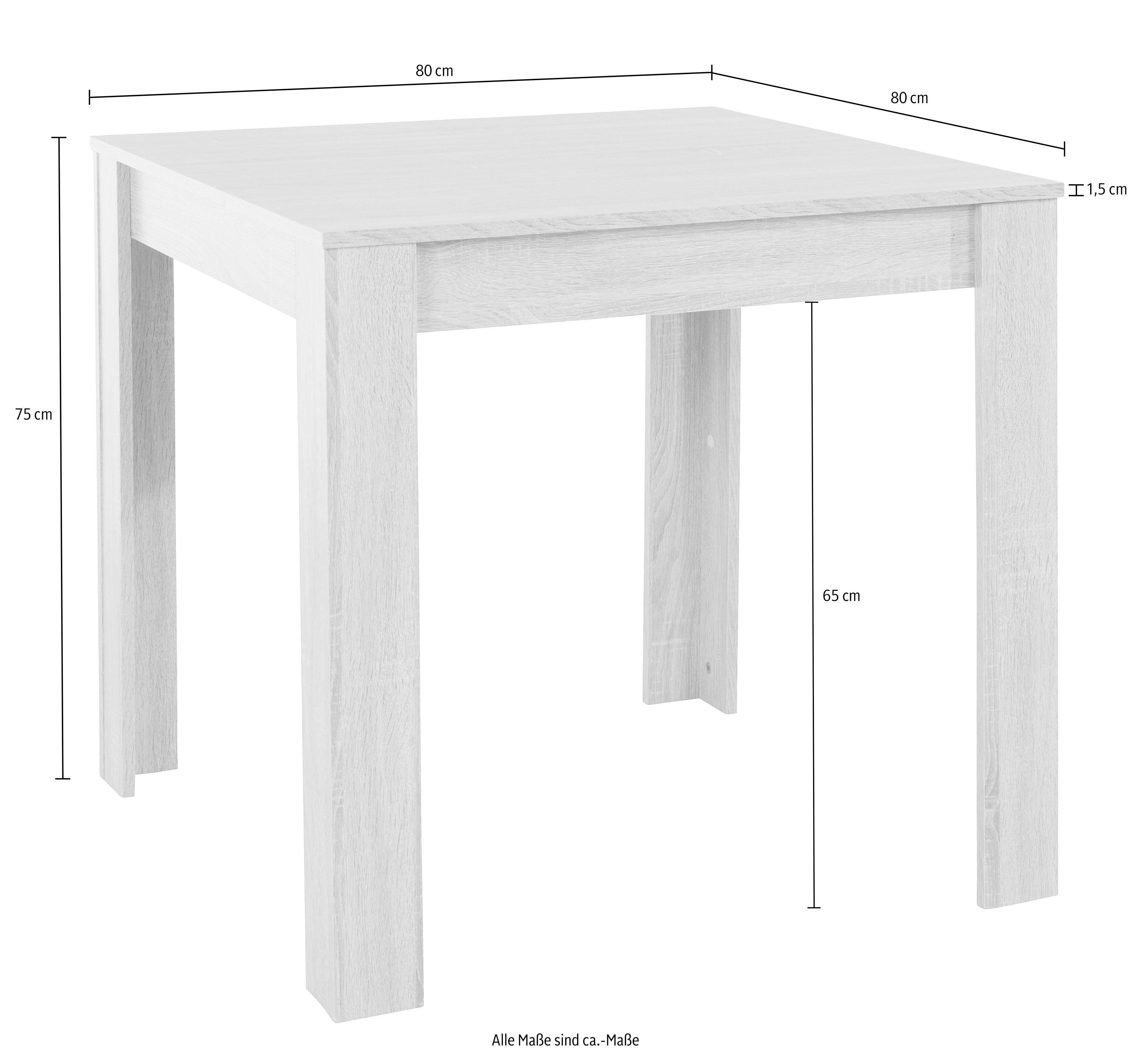 OTTO home Esstisch Meigh (OTTO-Choices), Breite 80 cm, in verschiedenen Farbvarianten erhältlich – Bild 5 von 5