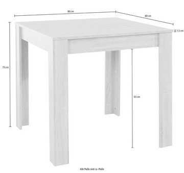 INOSIGN Esstisch, Breite 80 cm