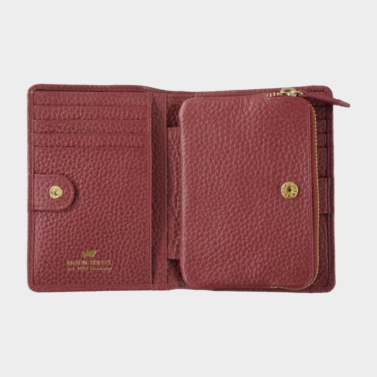 Braun Büffel Geldbörse ALESSIA Mini Geldbörse 8CS red dhalia