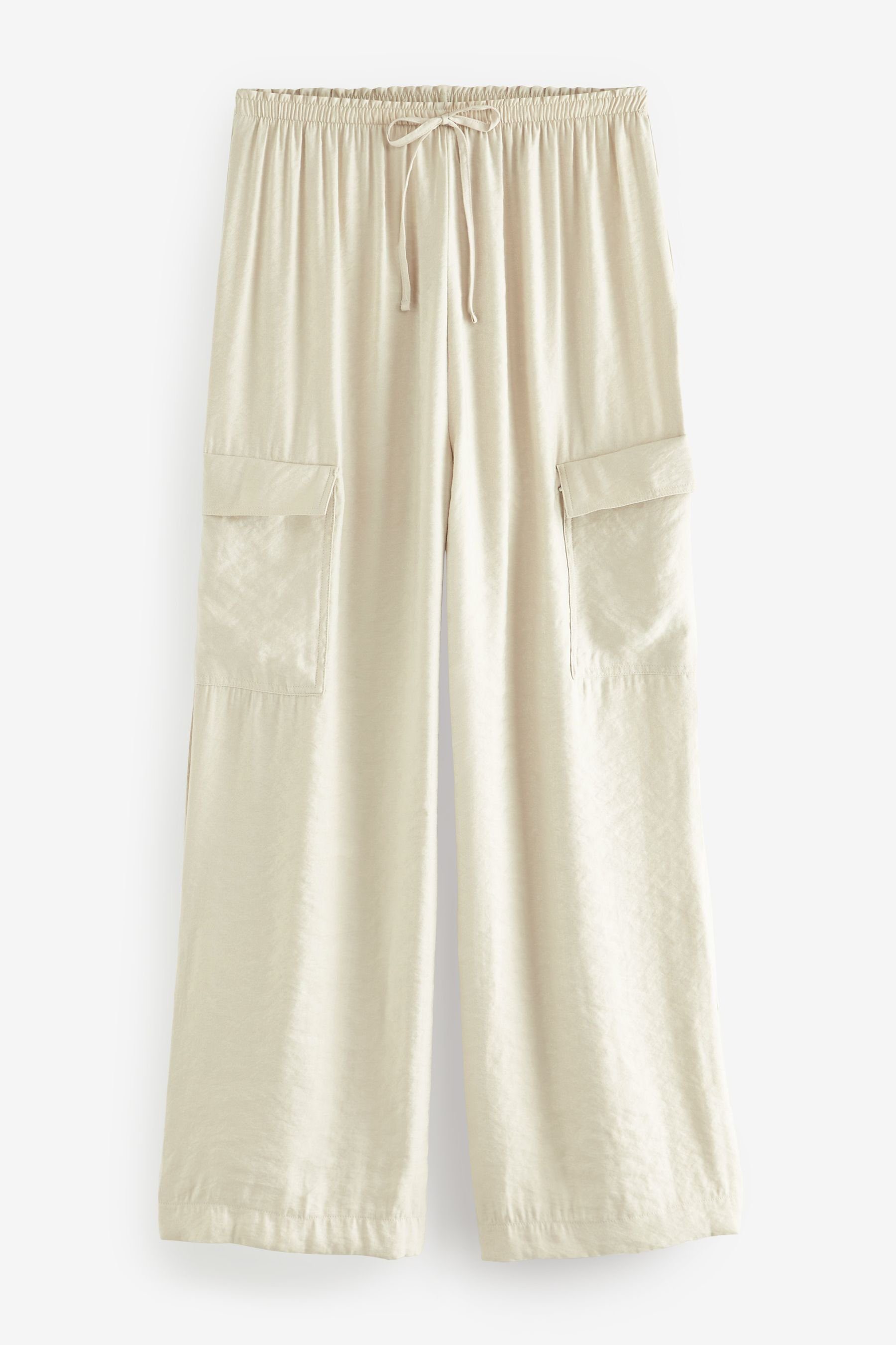 Next Palazzohose Satinhose mit weitem Bein günstig online kaufen